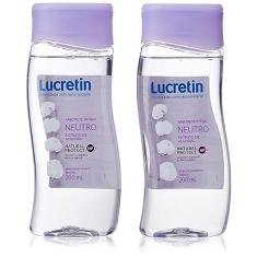 Lucretin Neutro - Kit Sabonete Líquido Íntimo, 200Ml, 2 Unidades