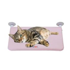 Cama de Janela Suspensa com Ventosa para Gatos até 15kg - PETLON, Rosa
