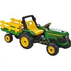 Trator de Pedal Peg Perego John Deere Tractor and Trailer - Peg-Pérego