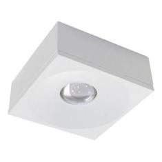 Spot de Sobrepor Quadrado Branco Led 3W 3000K 127V DS9850 Delis