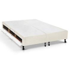 Cama Box Closet King Poli Tecido Clean (193x203x27) - Castor