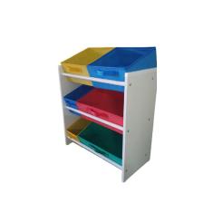 Organizador De Brinquedos Infantil Médio Multicolor