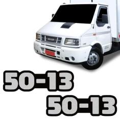 Par De Emblemas 50-13 Daily Iveco Adesivo Lateral Resinado - SPORTINOX