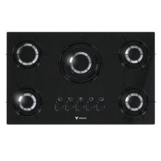 Cooktop 5 Bocas Venax Sognare Preto Gas Glp, Bivolt