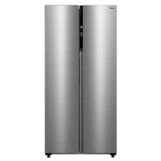 Refrigerador Side By Side Midea de 02 Portas Inverter com 442 Litros Inox Claro - MDRS598FGA041