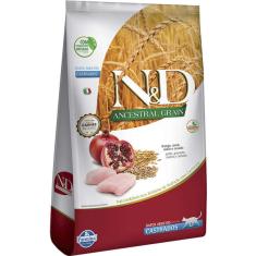Ração Farmina N&D Ancestral Grain Frango Gatos Adultos Castrados - 400 g