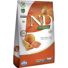 Ração Farmina N&D Pumpkin Salmão, Abóbora e Laranja para Gatos Adultos - 1,5 Kg
