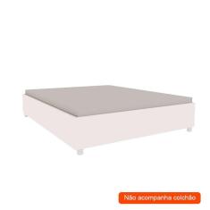 base para cama box casal mônaco neve