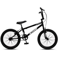 Bicicleta Aro 20 KRW BMX Cross V-Brake Sem Marchas