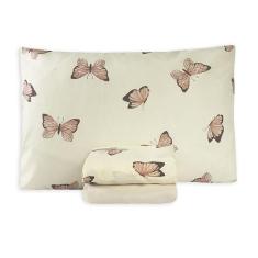 Lençol Solteiro 03 Peças Cama Box Algodão Misto 150 Fios - LENNY ENXOV