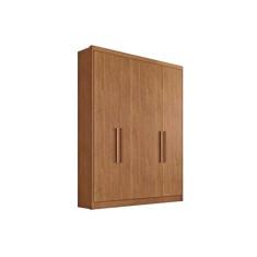Guarda Roupa Casal 4 Portas e 3 Gavetas Moderni/Sevilha Cumaru - Novo 