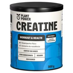 Creatina Plant Power Creatine com 300g, Sem sabor, 300g