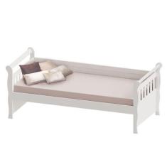 Cama Babá Júlia Branco Brilho - Carolina - CAROLINA BABY, Branco