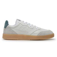 Tênis Casual Masculino Célula Company Couro Legítimo Branco-Masculino