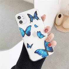 Capa de telefone de silicone macio transparente em forma de coração dos desenhos animados para iphone 11 6 6s 7 8 plus xr 12 pro xs max 12 mini para iphone se 2020 capa protetora, rosa, para iphone 7 p ou 8 p