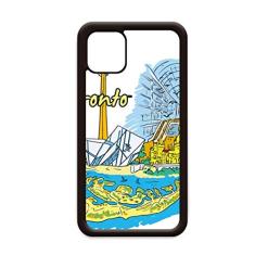 Capa Canada Flavor Toronto Scenery Landmark para iPhone 12 Pro Max para Apple Mini Mobile Case Shell