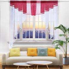 Janela de cozinha Cortina romana Varanda Sheer Blind 120x125cm