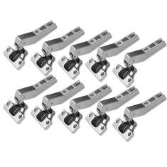 Kit 10 Dobradiça 35Mm Movéis Ms85 Modulo A 45º Calço Fgv