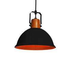 Lustre Pendente Taschibra Factory M, Preto