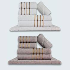 Jogo De Toalhas 12 P?s Cole??o Montreal 100% Algod?o Br+cz