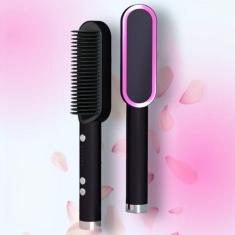 Escova 3 em 1 Secadora Alisadora Cerâmica 110/220v Bivolt - GENZO