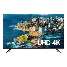 Smart TV Samsung 50" UHD 4K 50CU7700 2023, Processador Crystal 4K, Vis