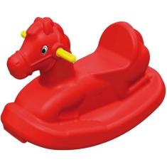 Gangorra Infantil Cavalinho Pocotó Vermelho Xalingo
