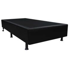 Base Box Para Cama Solteiro 88x188cm Liz S05 Sintético Preto - Mpozenato