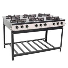 Fogao Gás Bravo 6 Bocas Br6b - Venâncio