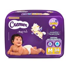 Fralda Cremer Econômica M 34 Unidades