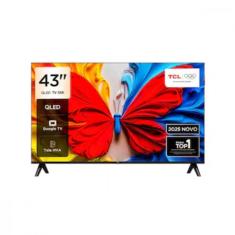 Smart TV 43 Polegadas 43S5K QLED Full HD Google TV Wi-Fi Semp TCL Preto Bivolt