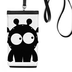 Universo Alienígena e monstro Alienígena bolsa para celular pendurada bolso preto