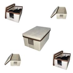 Kit 5 Caixa Sapato Com Visor e Tampa Mini Praticidade Armazenamento Tênis Bota Chinelo