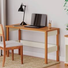 Escrivaninha 120cm Ananda Cabecasa Madeiramadeira Off-white/Mel