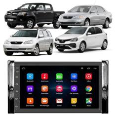 Kit Central Multimídia Android Corolla Filder Etios Hilux Rav 7 Polega