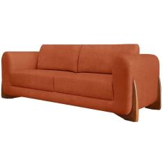 Sofa Jolie 2 Lugares 160cm Pes Boomerang Linho Boucle 3303 Ezz 3303