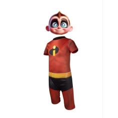 Fantasia Infantil  dos Incríveis com Máscara De E.V.A 3D - SGB MODAS, 