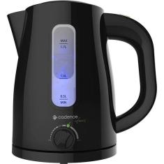 Chaleira Elétrica Cadence Infusion, 1,7 Litros, Preta