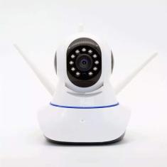 Câmera Ip 3 Antenas Wifi Wireless Visão Noturna