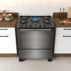 Fogão Itamaster 5 Bocas Prata Bivolt