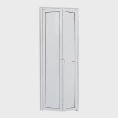 Porta de Alumínio Camarão 210x70cm Brilhante Linha 25 Brimak