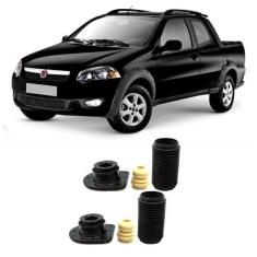 Kit Batente Fiat Strada Dianteiro 2001 Até 2012 O Par - Flex Automotiv