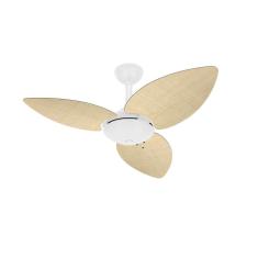 Ventilador Teto Winds 3 Pás Palha Turbo Branco Ventax 110V