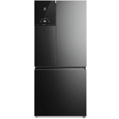 Geladeira Electrolux Frost Free Inverter 590L AutoSense 3 Portas Cor Black Inox Look (IM8B)