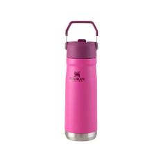 Garrafa Térmica Flip Straw 650ml Pink Azalea Stanley, 650ml, Azalea