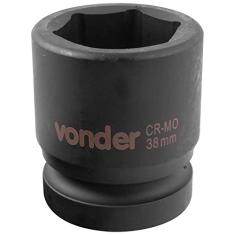 Soquete Sextavado de Impacto 1" 38mm Aço Cromo Vonder
