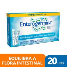 Probiótico Enterogermina 20 frascos de 5ml - Tamanho Família 20 Frascos