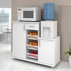 Armário Fruteira 310 Benetil Móveis Branco