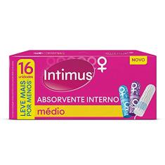 Absorvente Interno Intimus Médio - 16 unidades