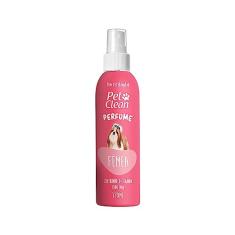 Perfume para Cães e Gatos Fêmea 120ml, Pet Clean